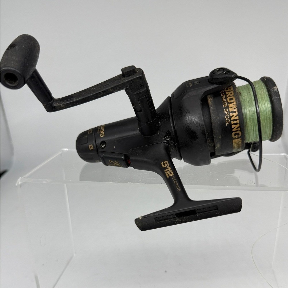 Browning 512 Graphite Fishing Spinning Reel Gear Ratio 4.9:1 Ball Bearing